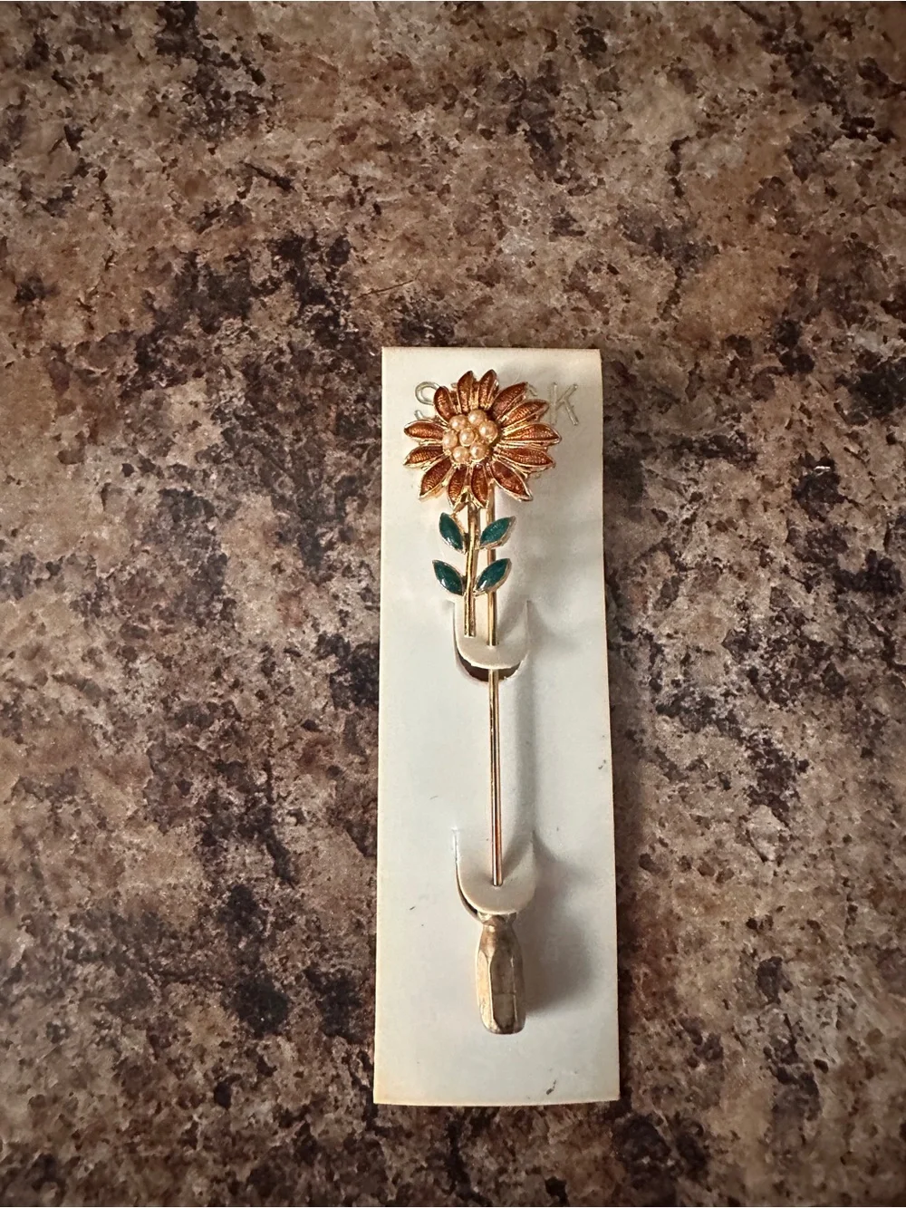 Vintage Flower Stick Pin - NWT